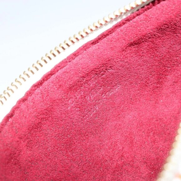 LOUIS VUITTON Monogram Multicolor Pochette MM Pouch White M60028 LV Auth gh1170V - Picture 11 of 16